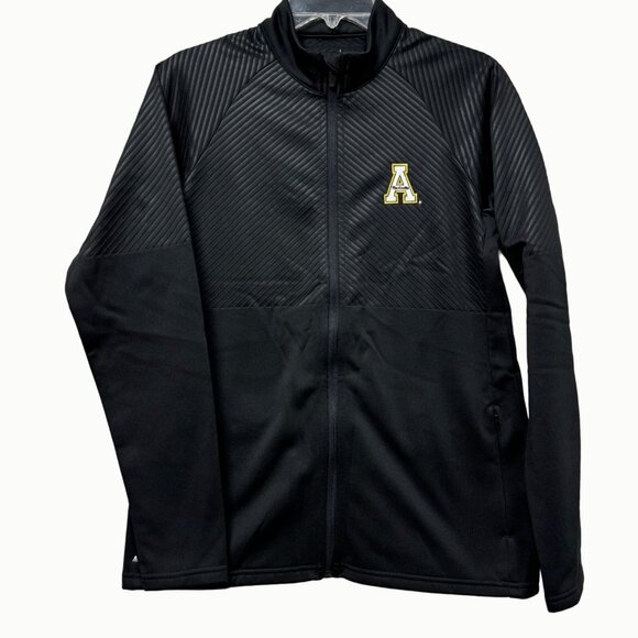 Antigua Tops - Antigua Appalachian State Mountaineers Black Full Zip Jacket Womens M